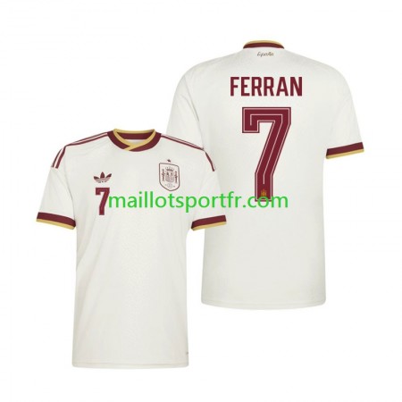 Maillot de Foot Espagne Ferran Torres 7 Exterieur World Cup 2026 Maillot de Foot Espagne Ferran Torres 7 Exterieur World Cup 2026